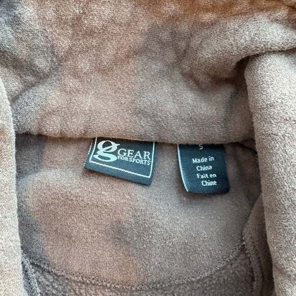 Gear For Sports Brown Full-Zip Fleece Jacket Size Small - Picture 3 of 12